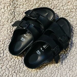 Birkenstock Black Sandals with Adjustable Straps
